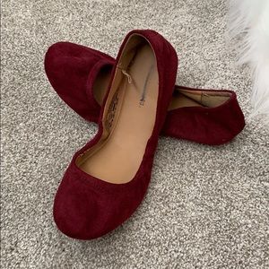 Mossimo Supply Co. Maroon Flats
